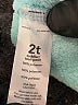 Carter's 100% Polyester Teal Pullover Hoodie Size 2T - photo 4