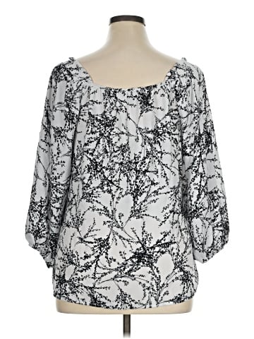 Adrienne Vittadini 3/4 Sleeve Blouse (view 2)