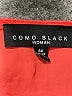 Como Black 100% Polyester Orange Short Sleeve Blouse Size 3X - photo 7