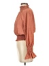 Selfie Leslie 100% Polyester Brown Long Sleeve Blouse Size XS - photo 5