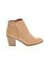 Just Fab Tan Ankle Boots Size 7 1/2 - photo 1
