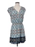 DR2 100% Polyester Paisley Blue Casual Dress Size S - photo 1