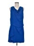 Halston 100% Polyester Blue Cocktail Dress Size 6 - photo 1