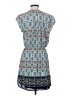 DR2 100% Polyester Paisley Blue Casual Dress Size S - photo 2