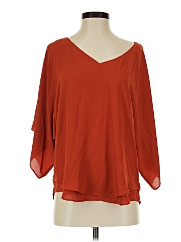 White House Black Market 3/4 Sleeve Blouse (view 1)