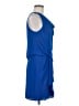 Halston 100% Polyester Blue Cocktail Dress Size 6 - photo 4