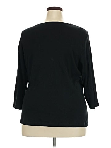 Karen Scott Sport 3/4 Sleeve T-Shirt (view 2)