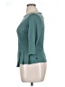 Alchemy 100% Wool Teal 3/4 Sleeve Top Size XL - photo 5