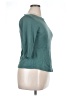 Alchemy 100% Wool Teal 3/4 Sleeve Top Size XL - photo 4