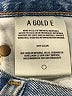AGOLDE 100% Organic Cotton Color Block Blue Jeans Size 26 waist - photo 8