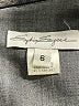 Sophia Eugene 100% Wool Chevron-herringbone Gray Cocktail Dress Size 6 - photo 7
