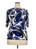 Unbranded Blue 3/4 Sleeve Blouse Size 2X - photo 2