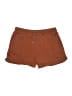 Lou & Grey Solid Brown Shorts Size L - photo 1