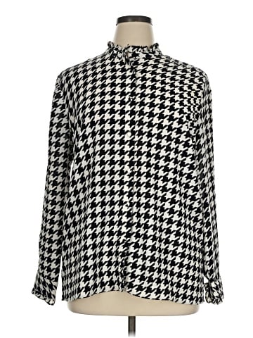 Ann Taylor Factory Long Sleeve Blouse (view 1)