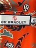 CK Bradley New York 100% Polyester Paisley Orange Long Sleeve Blouse Size XS - photo 7