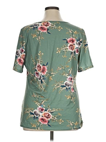 BLOOMCHIC Short Sleeve Blouse (view 2)