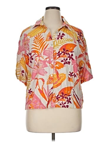 C&C California Short Sleeve Blouse (view 1)