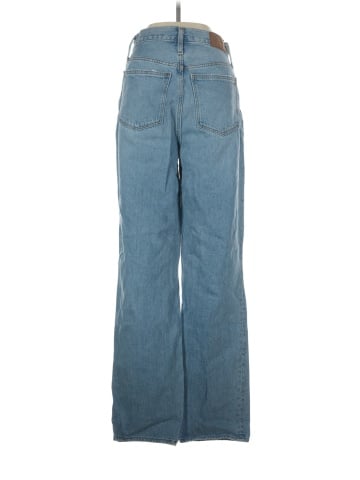 Madewell Baggy Straight Jeans in Earlhurst Wash: Ripped Edition (view 2)