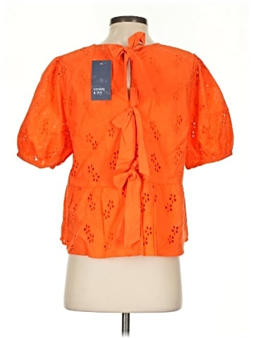 Crown & Ivy Short Sleeve Blouse (view 2)
