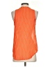Dna Couture 100% Polyester Orange Sleeveless Blouse Size S - photo 2