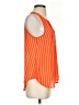 Dna Couture 100% Polyester Orange Sleeveless Blouse Size S - photo 4