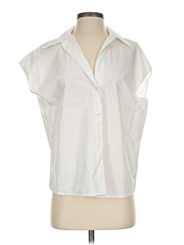 Vince. Sleeveless Button-Down Shirt (view 1)