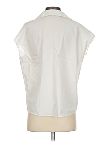 Vince. Sleeveless Button-Down Shirt (view 2)