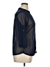 Always Indigo Blue 3/4 Sleeve Button-Down Shirt Size XL - photo 4