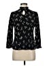 CeCe Black 3/4 Sleeve Blouse Size M - photo 1