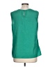 Merona 100% Polyester Green Sleeveless Blouse Size L - photo 2