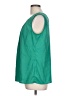 Merona 100% Polyester Green Sleeveless Blouse Size L - photo 5