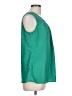 Merona 100% Polyester Green Sleeveless Blouse Size L - photo 4