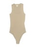 Happily Grey 100% Polyester Tan Bodysuit Size S - photo 1