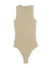 Happily Grey 100% Polyester Tan Bodysuit Size S - photo 2