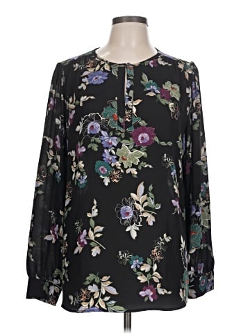 Ann Taylor LOFT Long Sleeve Blouse (view 1)
