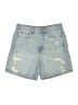 Zara Blue Denim Shorts Size 6 - photo 1