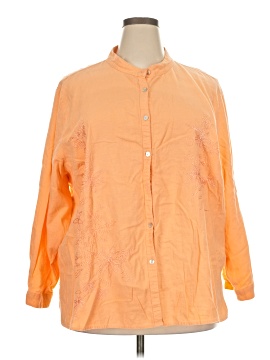White Stag 3/4 Sleeve Button Down Shirt