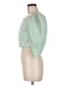 Levi's 100% Polyester Multi Color Green 3/4 Sleeve Blouse Size M - photo 5