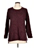 Coldwater Creek Tweed Burgundy Pullover Sweater Size L (petite) - photo 1