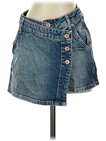We the Free Denim Skirt (view 1)