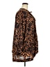 Melissa McCarthy Seven7 Animal Print Brown Long Sleeve Blouse Size 3X - photo 4