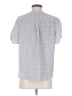 Maison d' Amelie 100% Polyester Silver Short Sleeve Blouse Size S - photo 2