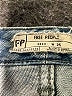 Free People Color Block Blue Jeans Size 25 waist - photo 7
