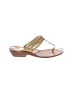 Gucci 100% Leather Tan Gold Sandals Size EU (IT) 34 / US 4 - photo 1