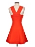 A.L.C. Color Block Orange Cocktail Dress Size XS - photo 2