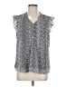 Daniel Rainn 100% Polyester Gray Sleeveless Blouse Size M - photo 1