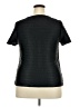 Covington 100% Polyester Black Short Sleeve Top Size 18 Petite - photo 2