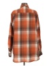 La Miel Plaid Orange Long Sleeve Blouse Size M - photo 2