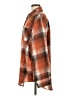La Miel Plaid Orange Long Sleeve Blouse Size M - photo 5