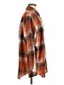 La Miel Plaid Orange Long Sleeve Blouse Size M - photo 4